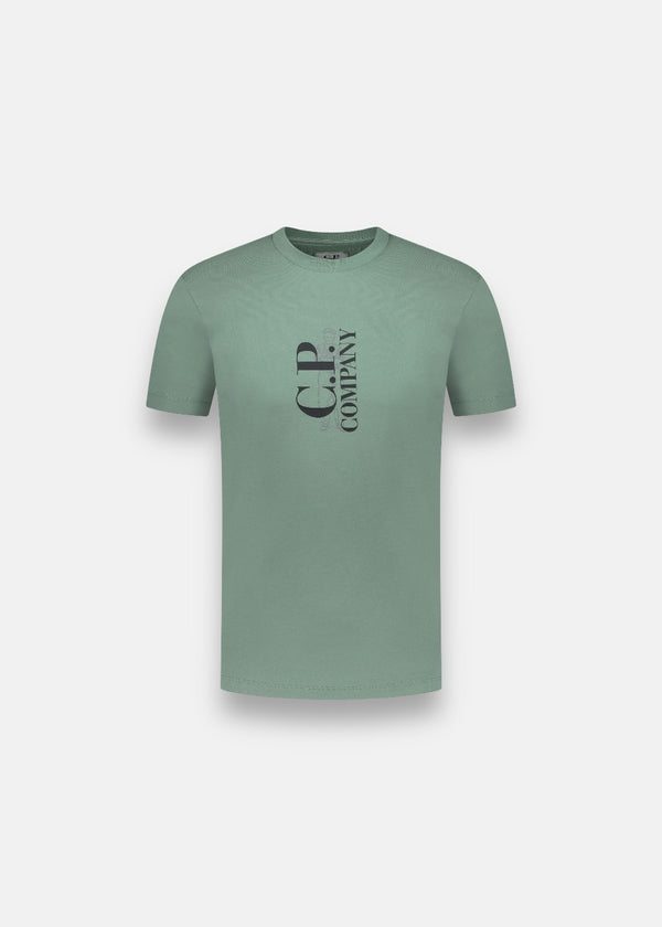 T-shirt C.P. Company 30/1 Jersey British Sailor vert