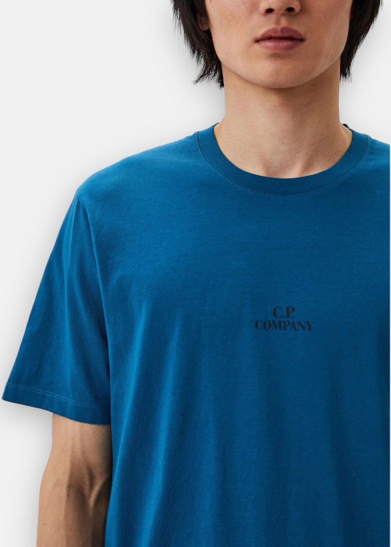 T-shirt C.P. Company graphic bleu ink