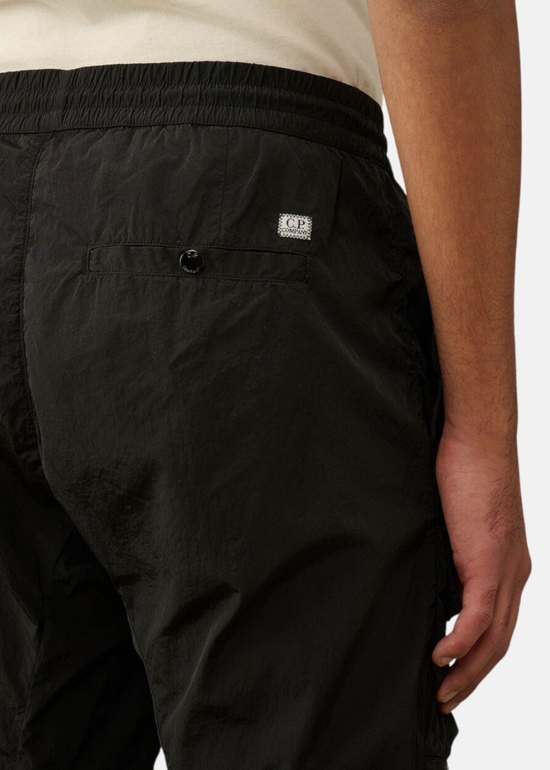 Pantalon C.P. Company cargo Flatt Nylon Loose Utility Pants noir