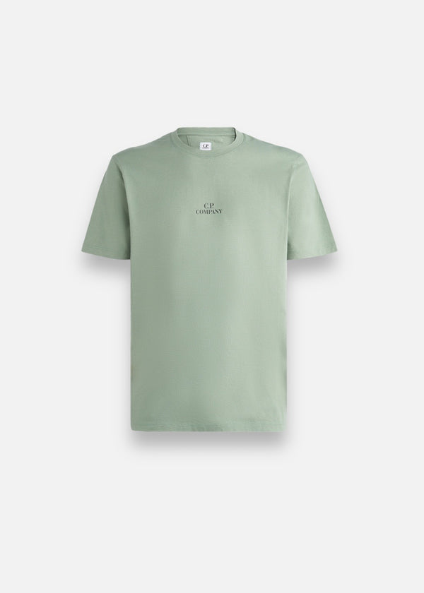 T-shirt C.P. Company 30/1 jersey Graphic vert