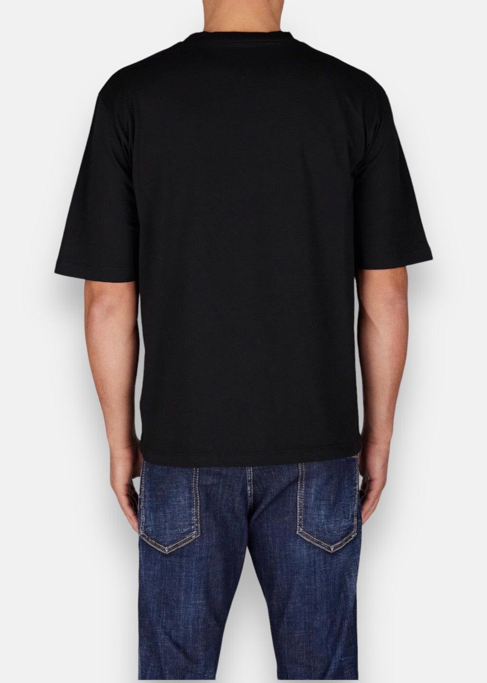 T-shirt logo box - loose Fit - noir