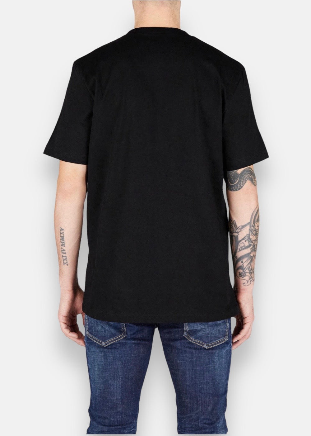 T-shirt petit logo - Regular Fit - noir