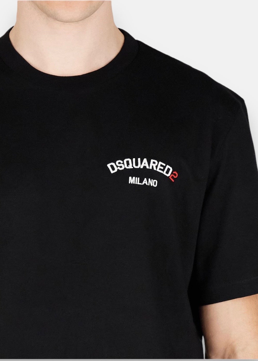 T-shirt petit logo - Regular Fit - noir