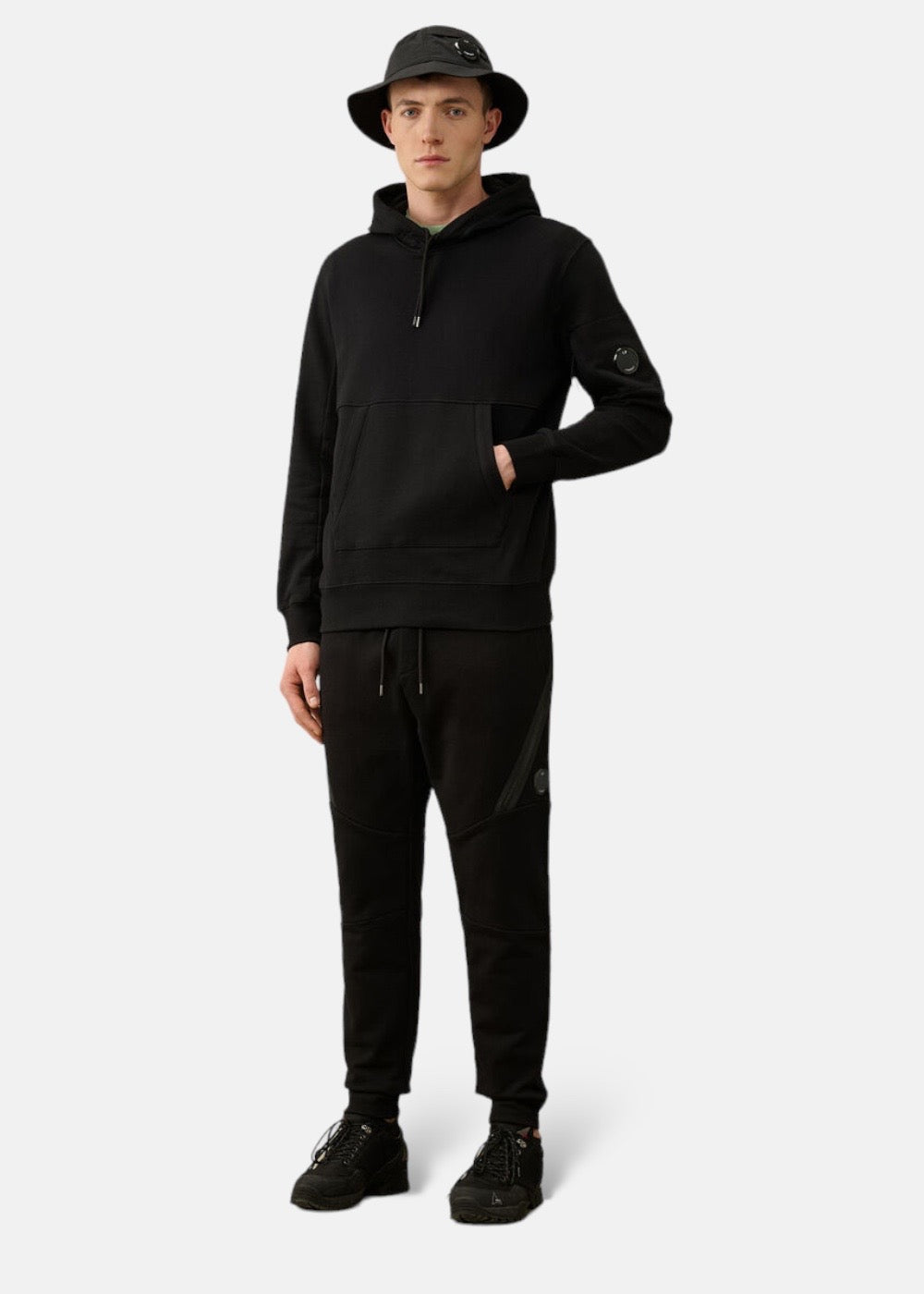 Sweat-shirt à capuche-noir