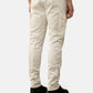 Pantalon cargo - satin stretch - Blanc