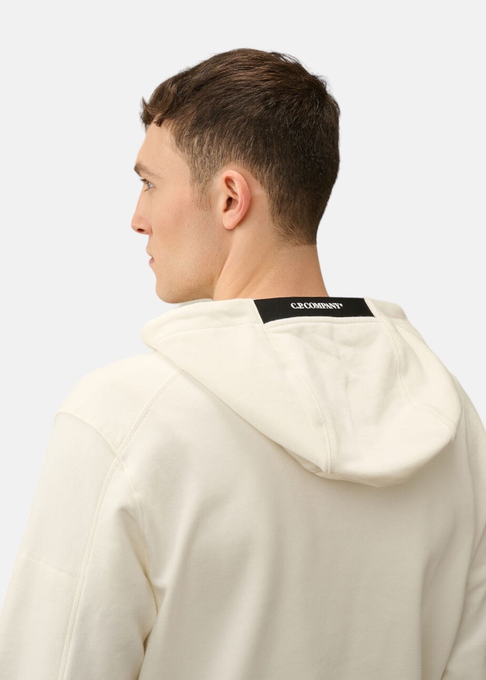 Sweat-shirt à capuche - blanc