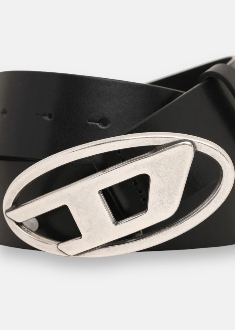 Ceinture en Cuir avec Boucle Silver