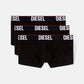 Boxer ton sur ton Umbx-Damien - pack de 3 - noir