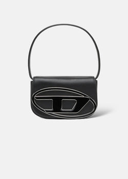 Sac à bandoulière en cuir nappa 1dr - noir