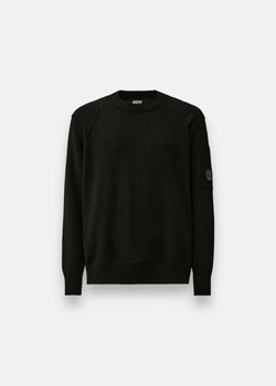 Pull en laine d'agneau GRS - Noir