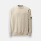 Pull en laine d'agneau GRS - Off white gris