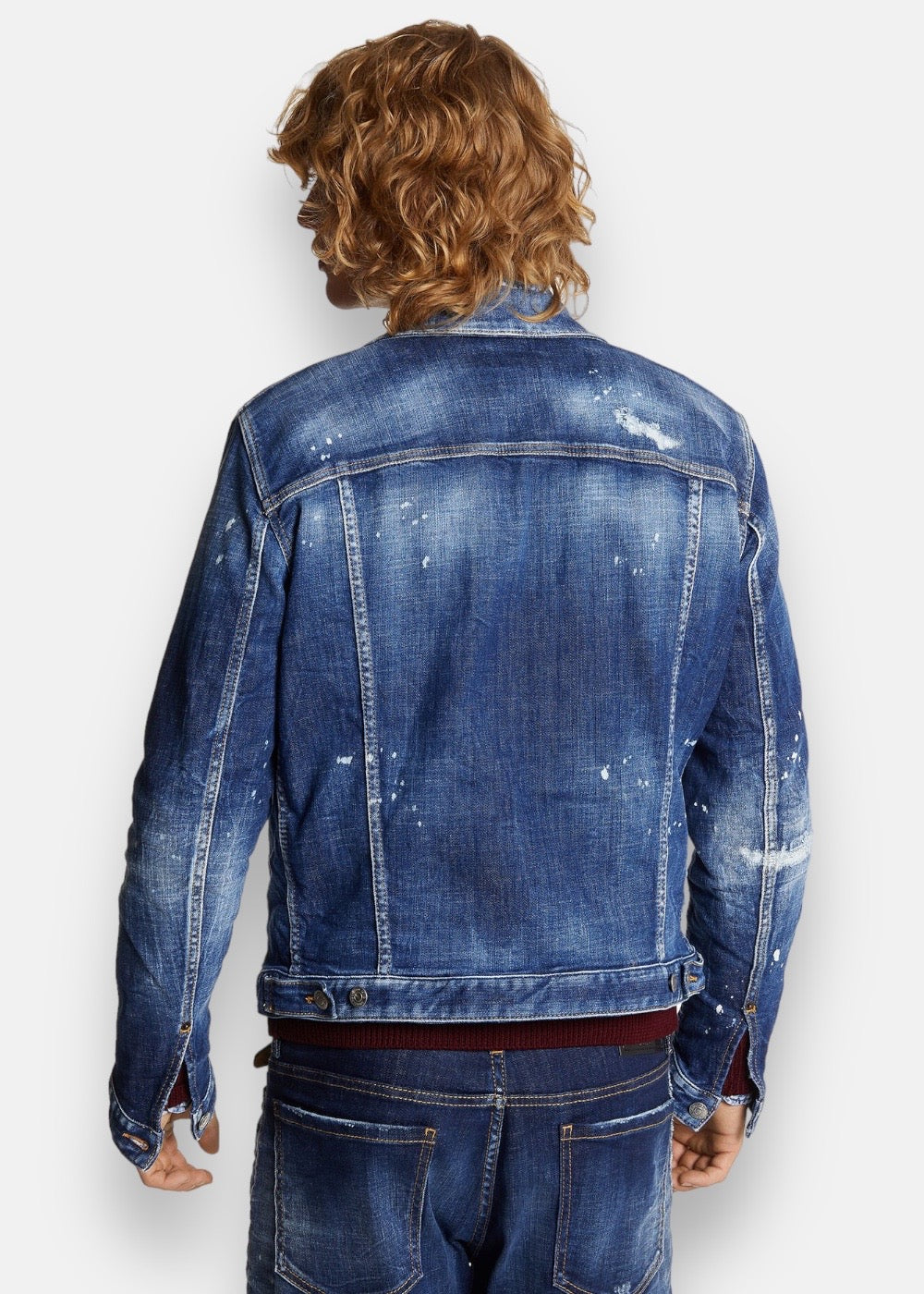 Veste en jean - Dan bleu