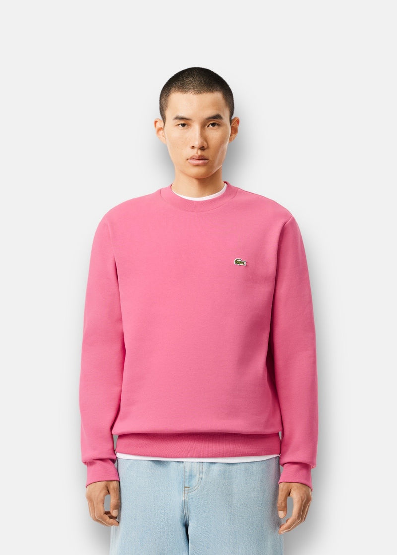 Lacoste sweat rose best sale