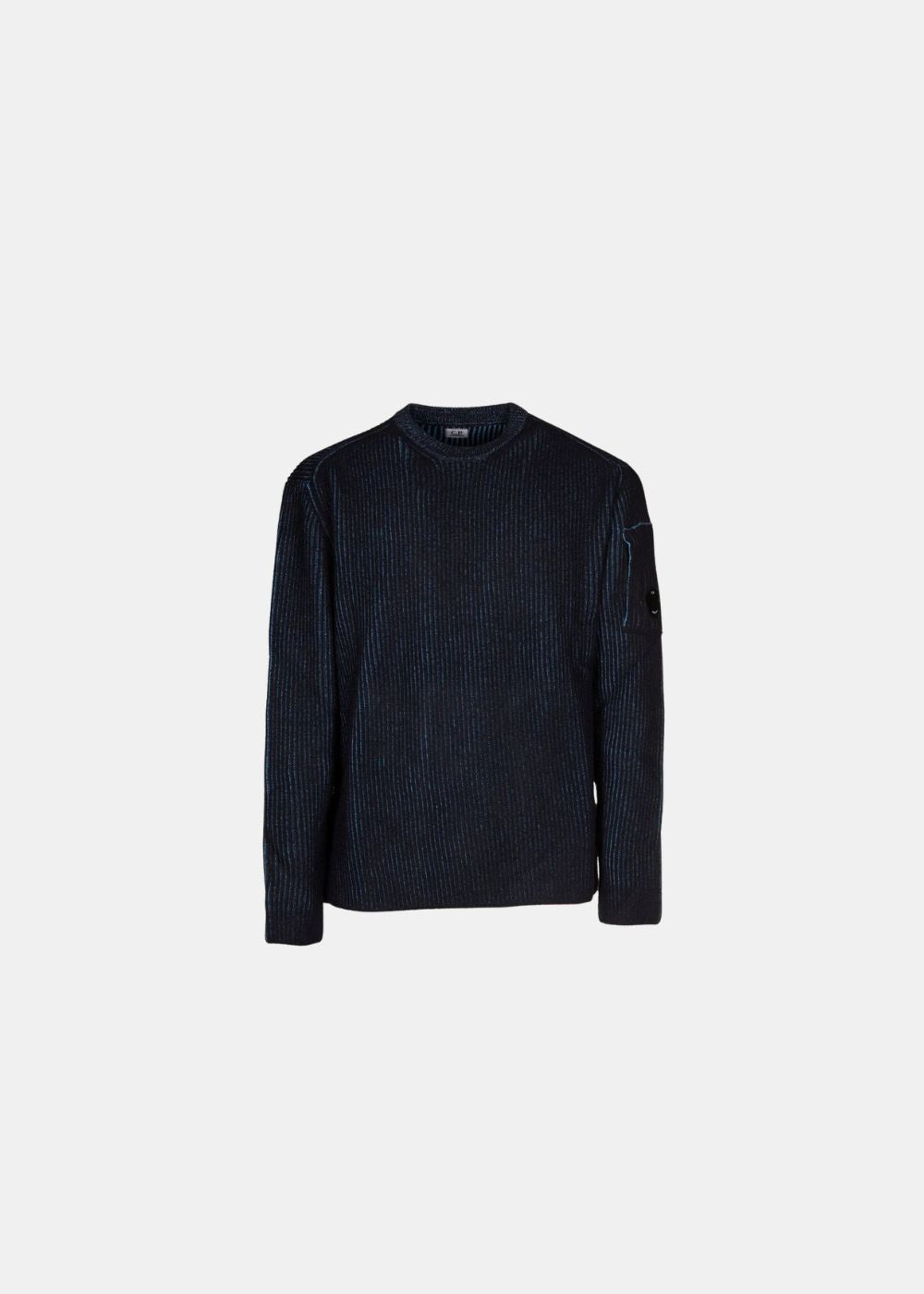 Pull en laine vanisé chenille - bleu
