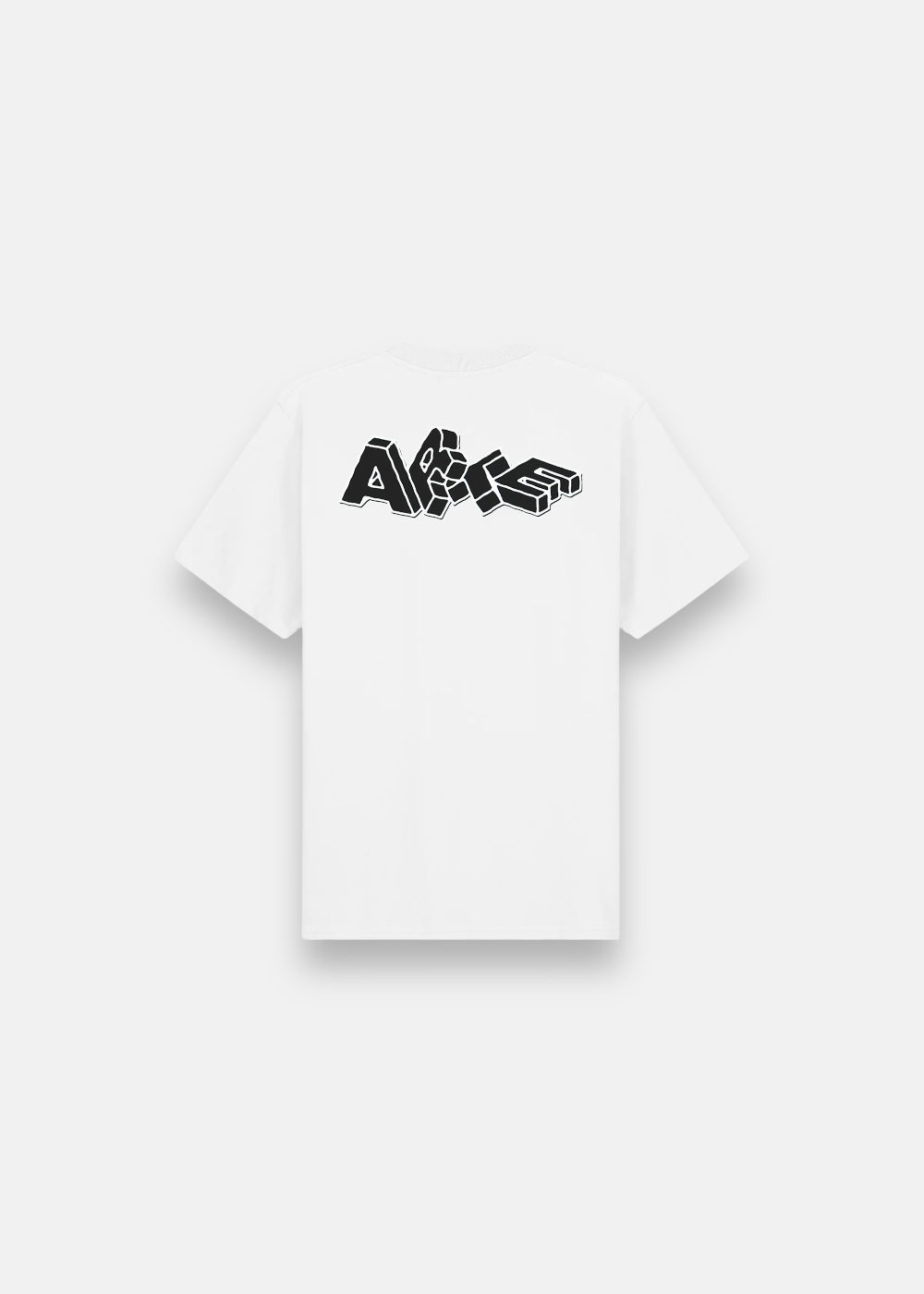 T-shirt  Imprimé Blocs - blanc