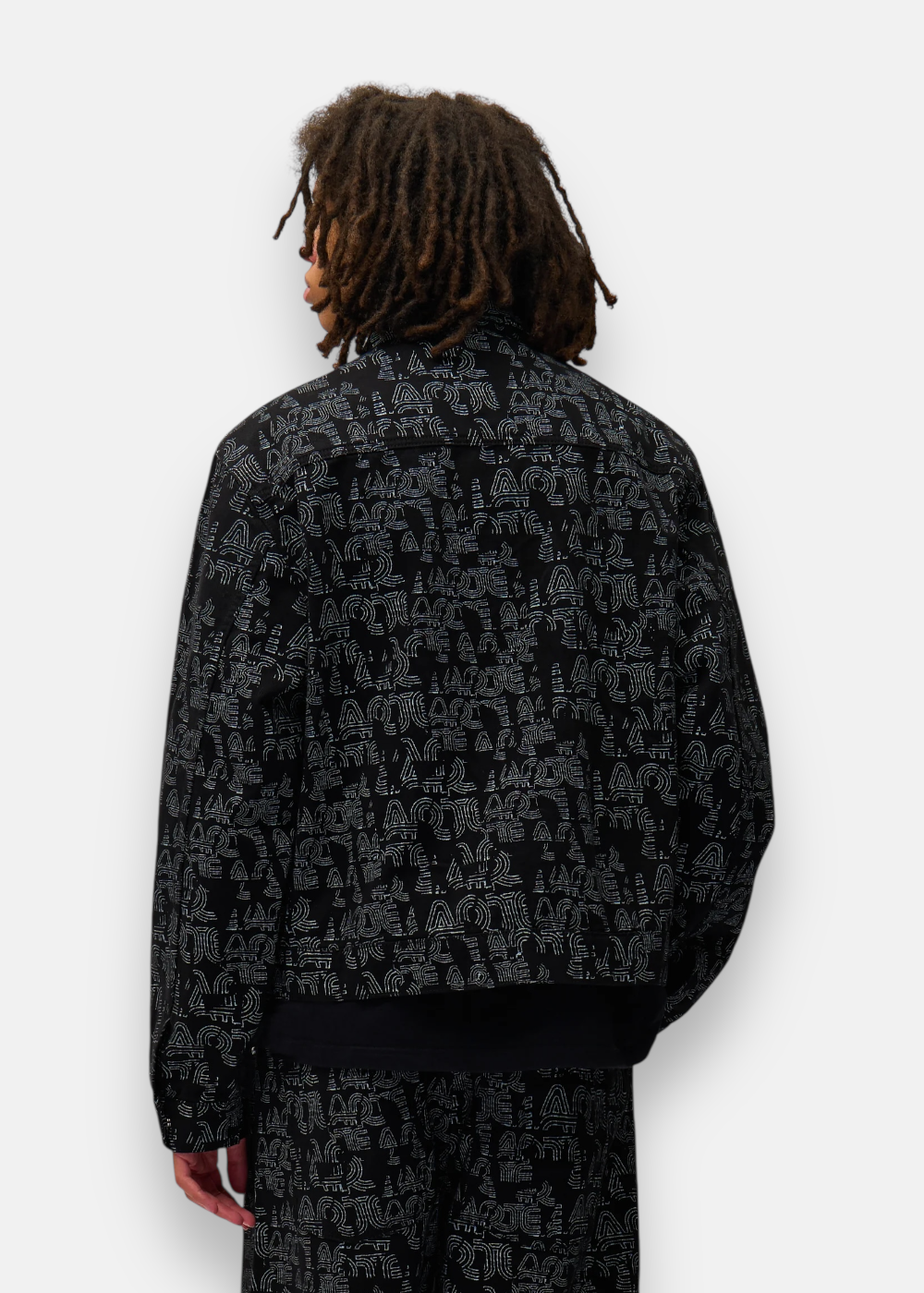 Veste Allover à Motif - noir