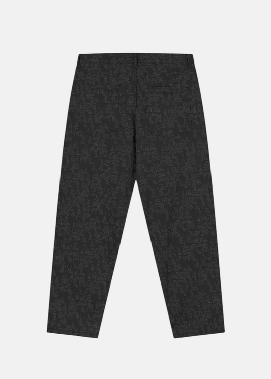 Pantalon  Allover Motifs - noir