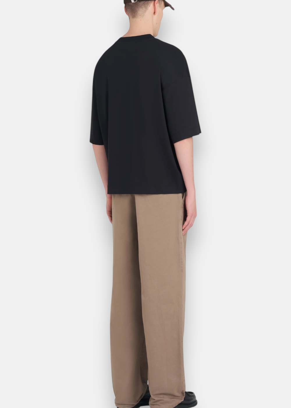 T-shirt Oversized Pocket É- noir