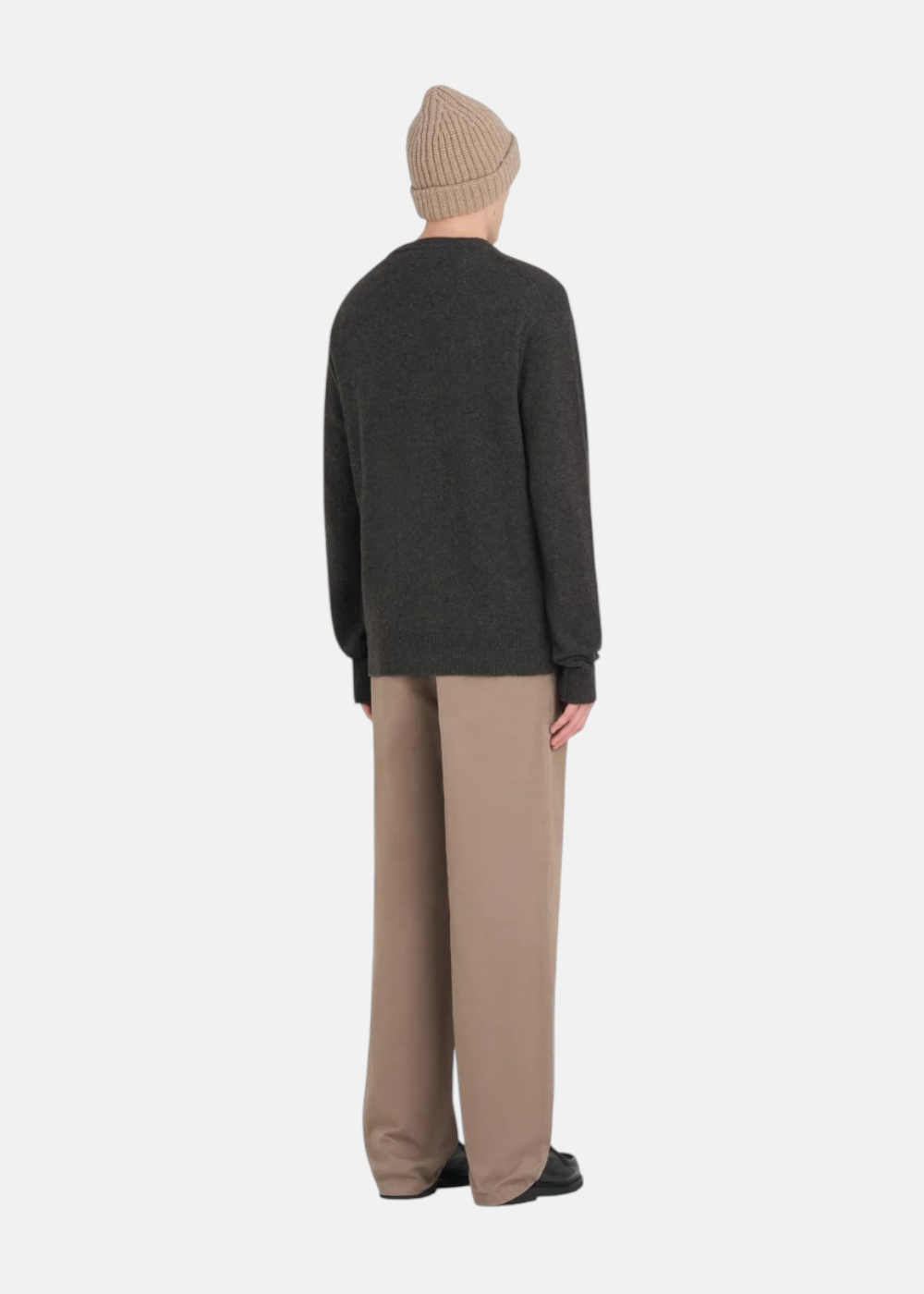 Pull Yak Round Neck Signed Études - gris