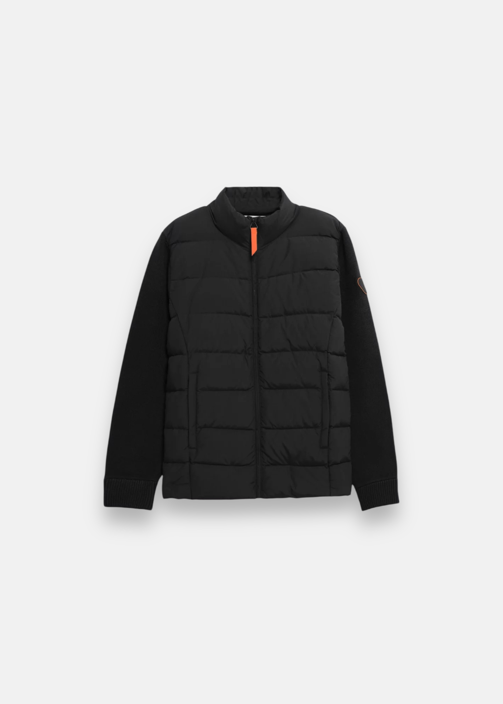 Cardigan Zippé Matelassé Alessandro - noir