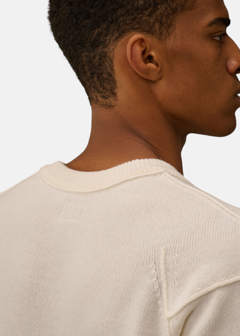 Pull en Laine Lambswoo - blanc