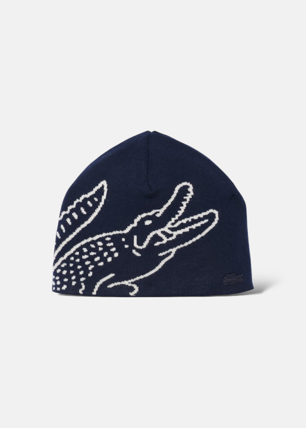 Bonnet  réversible en laine - marine