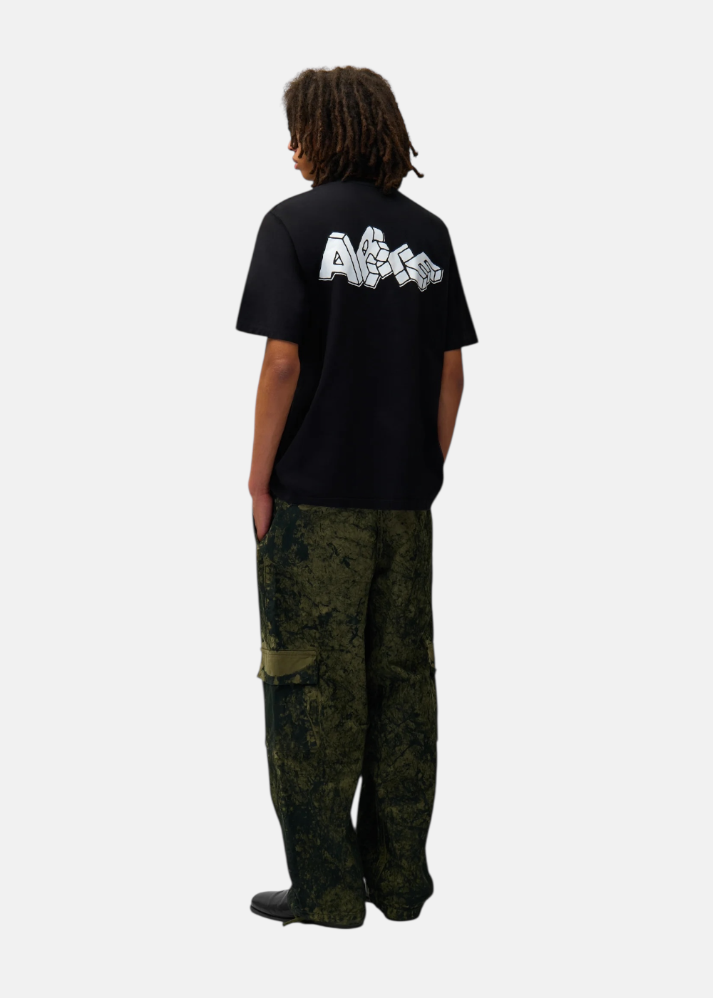T-shirt  Imprimé Blocs - noir