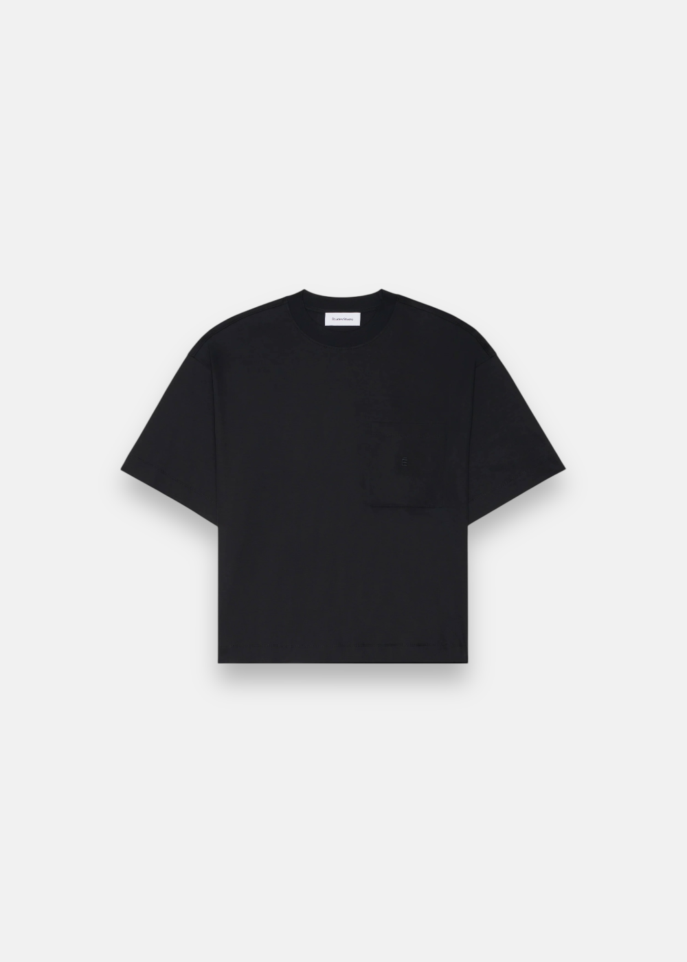 T-shirt Oversized Pocket É- noir