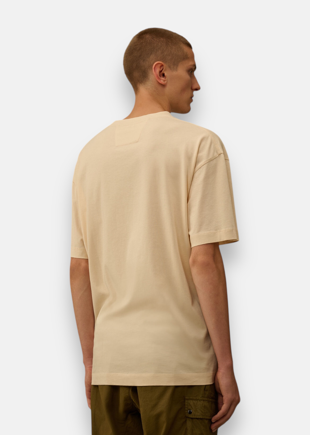 T-shirt jersey 30/1 Logo British Sailor- beige