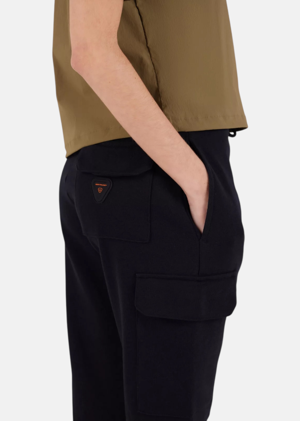 Pantalon Jogging Cargo Unisexe Mario - noir