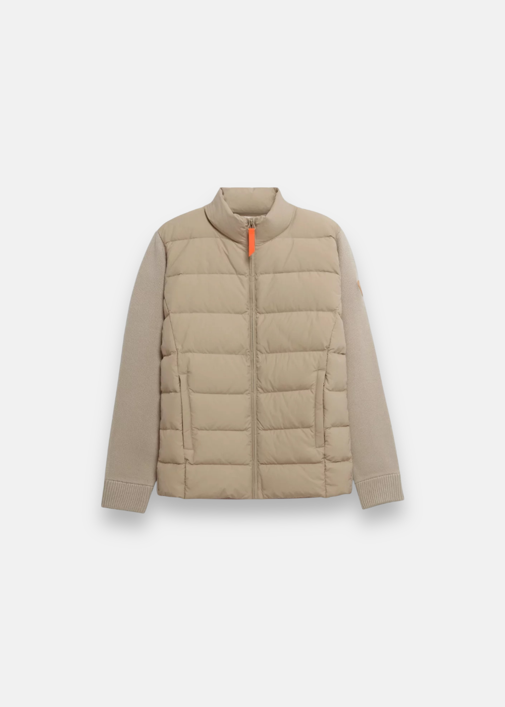 Cardigan Zippé Matelassé Alessandro - beige