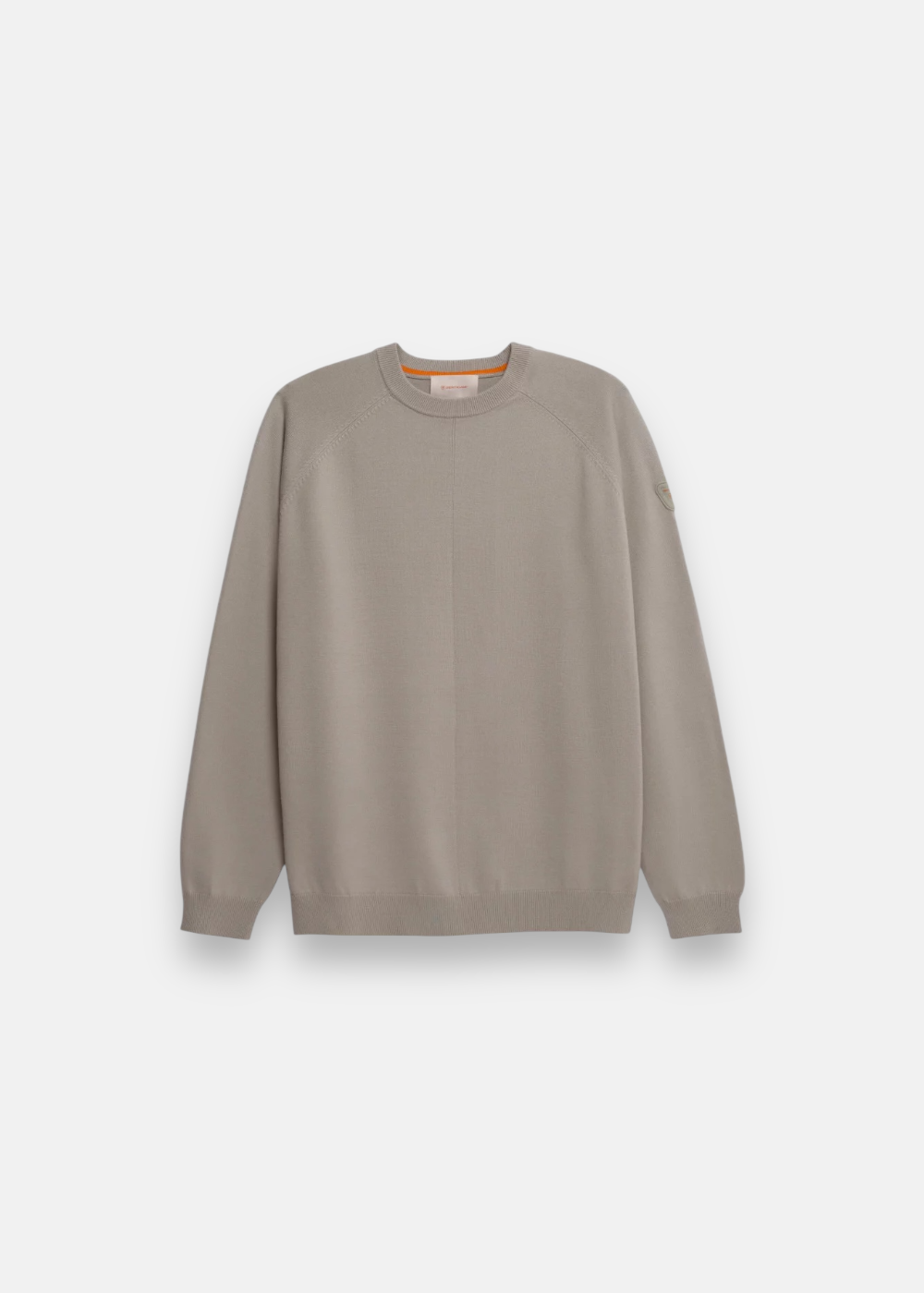 Pull Alain Col Rond Maille - gris