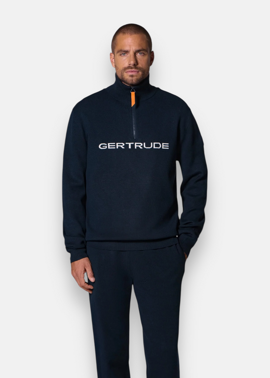 Pull Col Camionneur Mixte Lewisger - marine