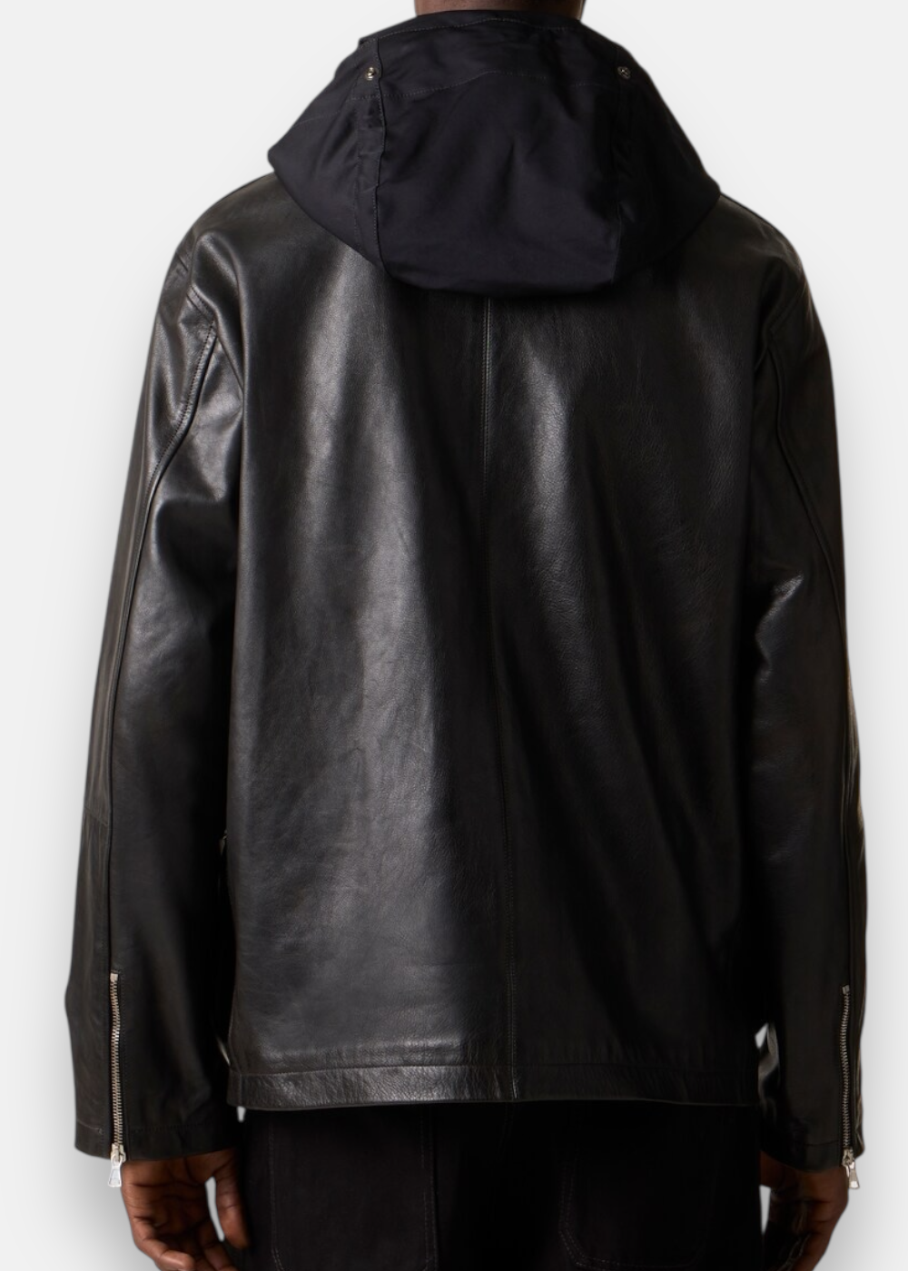 Veste Lens en Cuir - noir