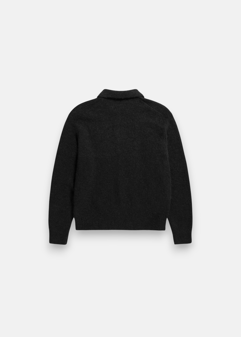 Pull en laine alpaga bleu marine Norse Projects Homme présenté de dos 