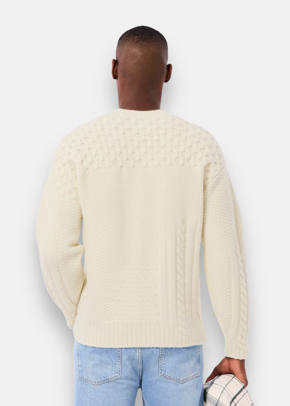 Pull patchework - beige