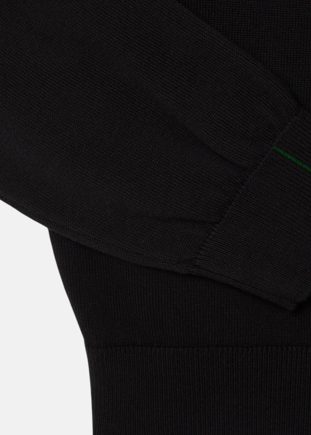 Pull Zippé Col Montant - noir