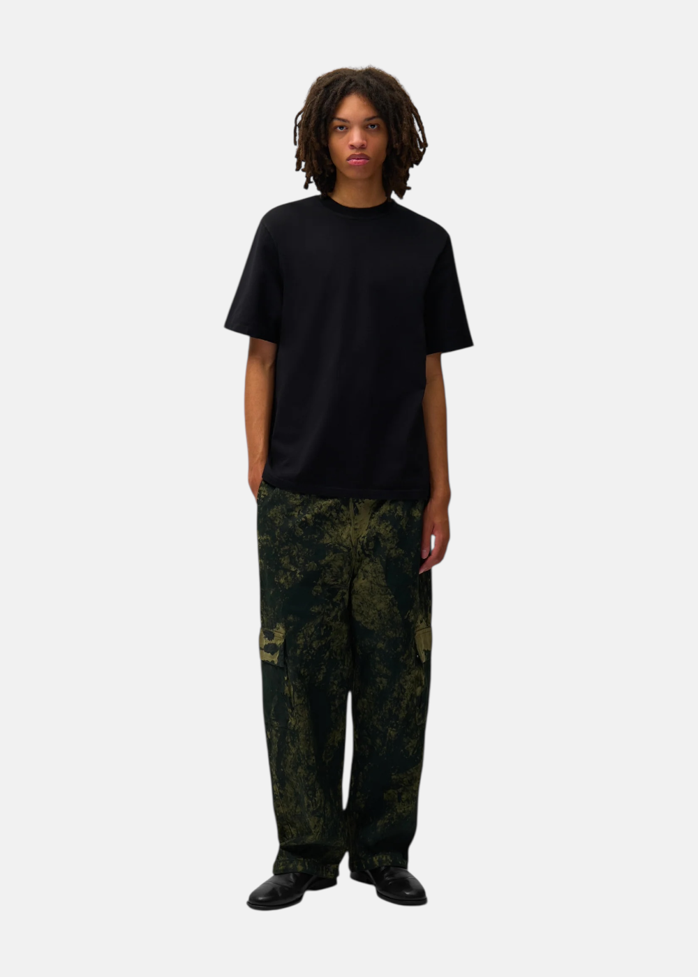 T-shirt  Imprimé Blocs - noir