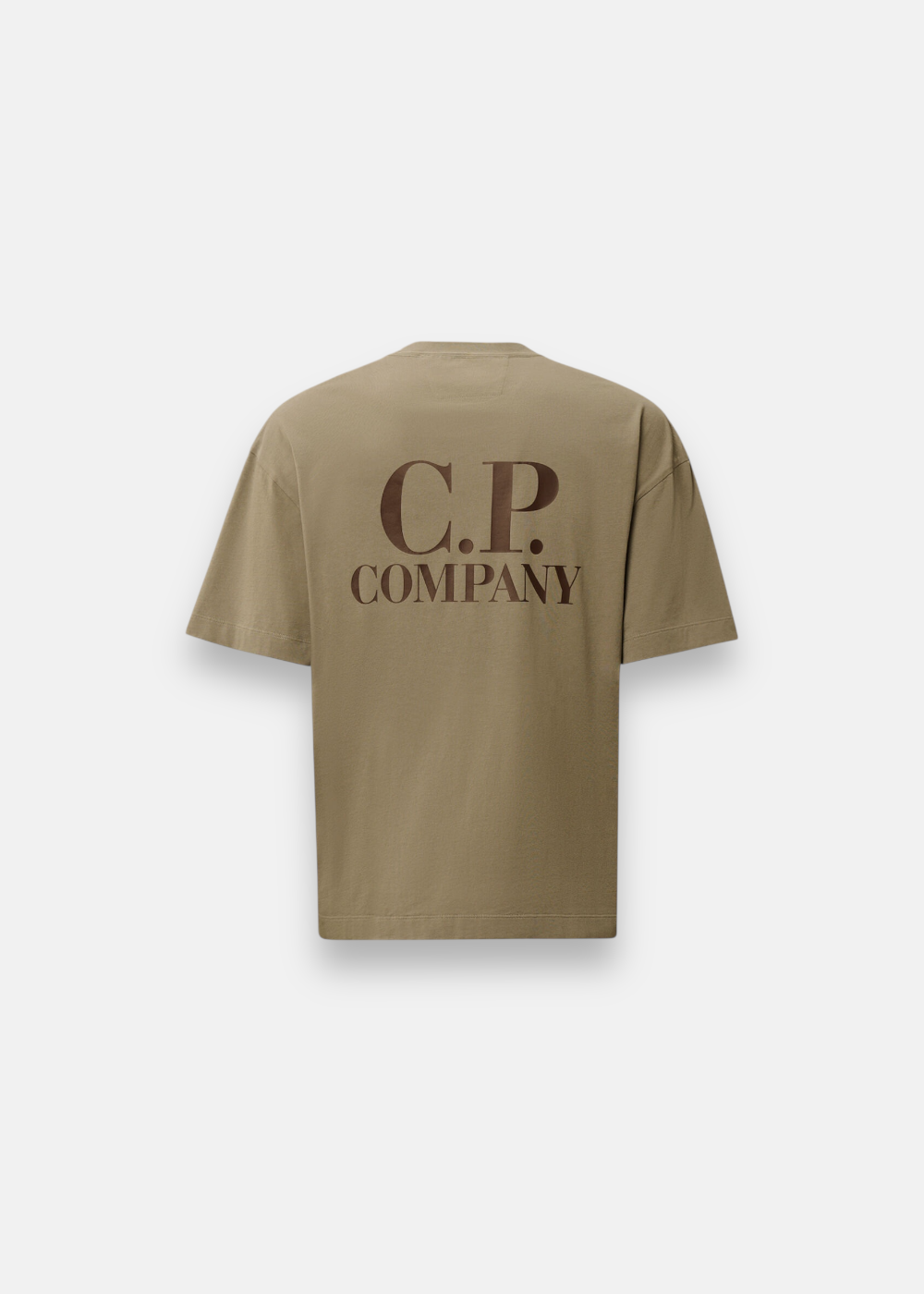 T-shirt 30/1 logo back – gris