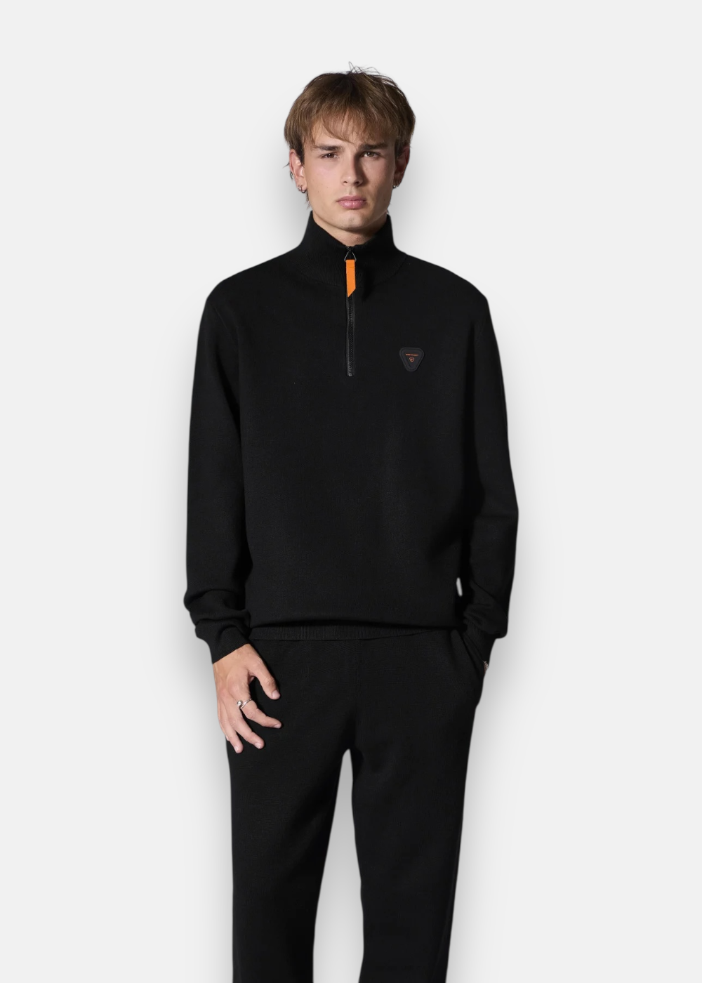 Pull Camionneur Lewis Patch -noir