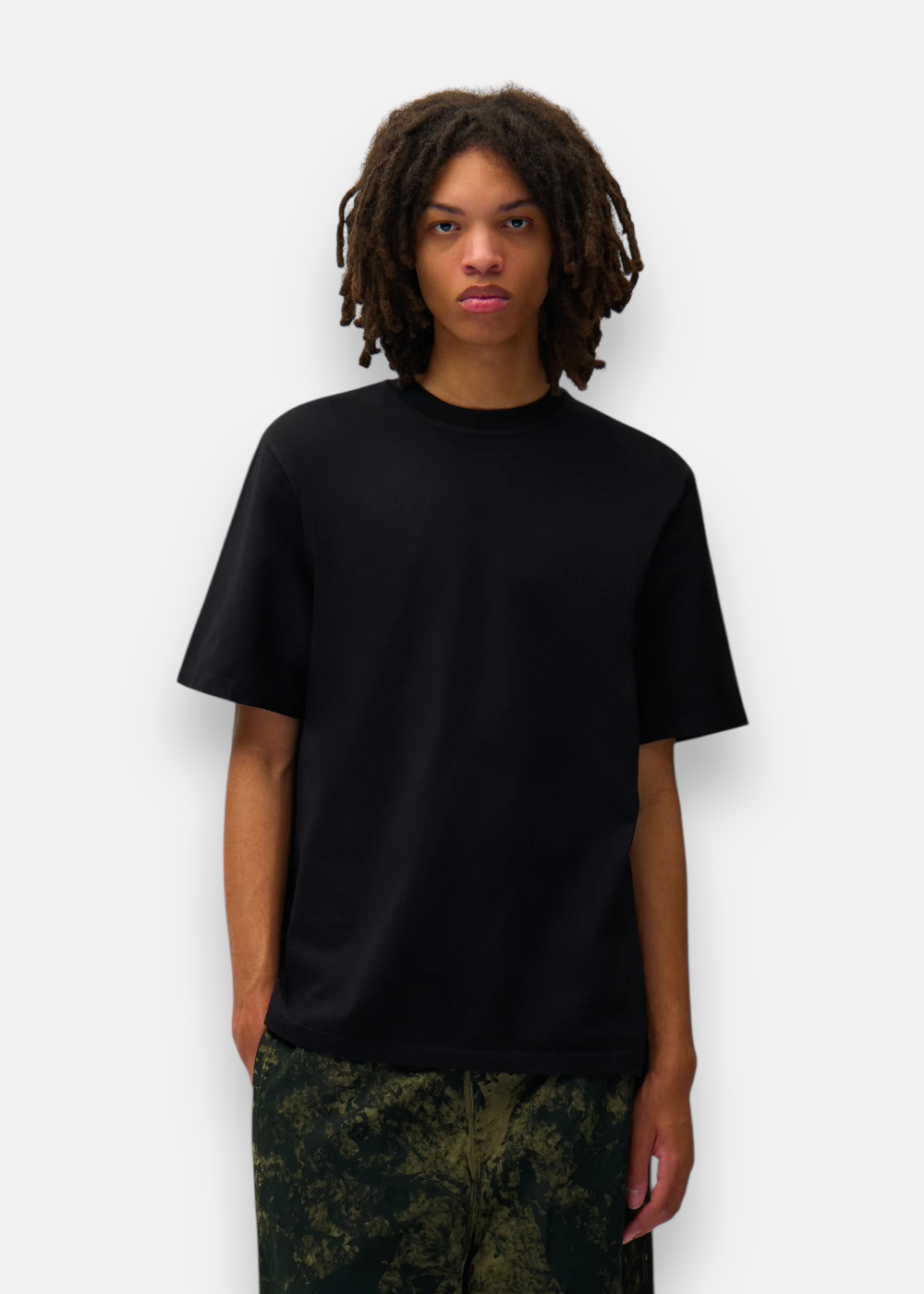T-shirt  Imprimé Blocs - noir