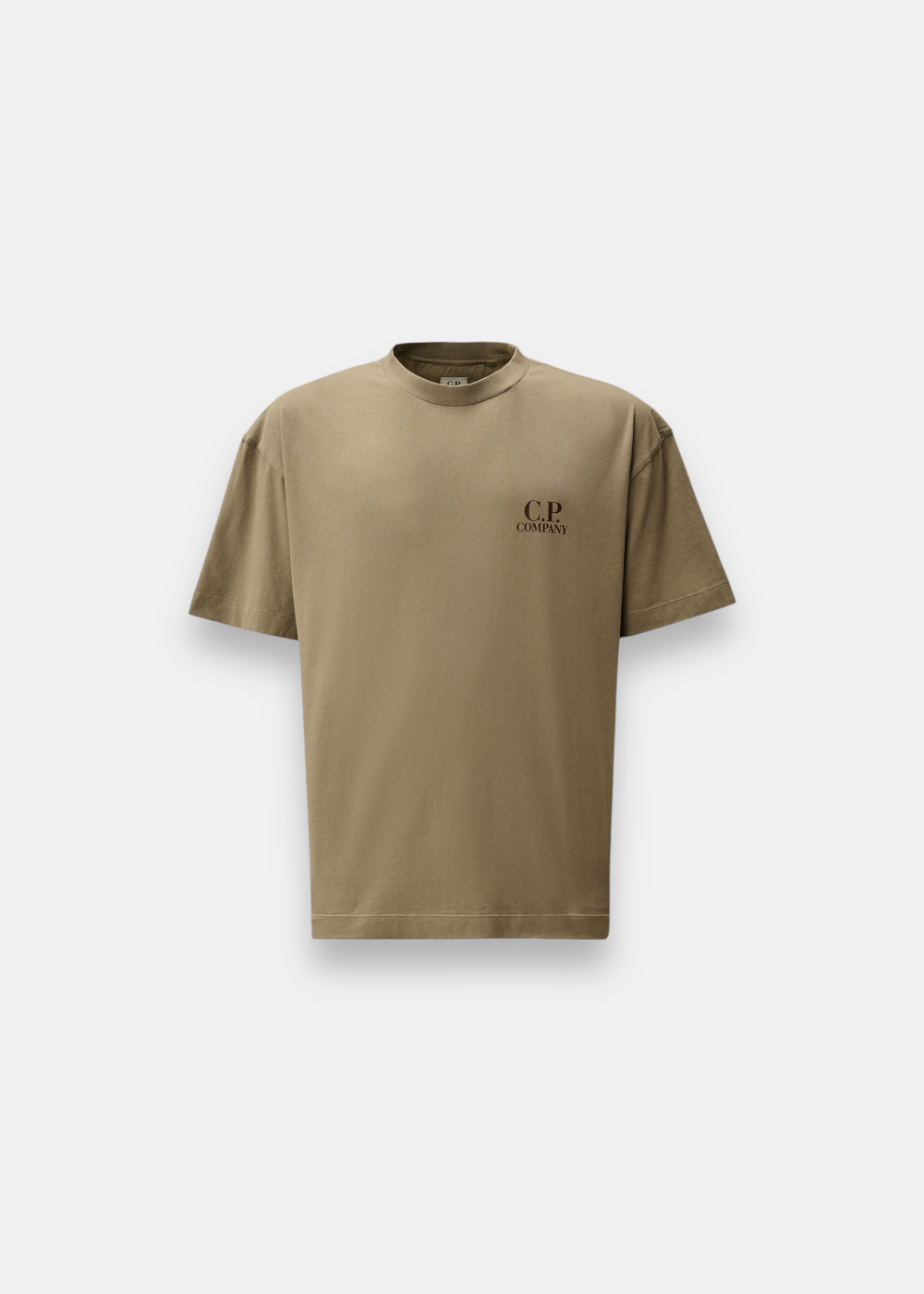 T-shirt 30/1 logo back – gris