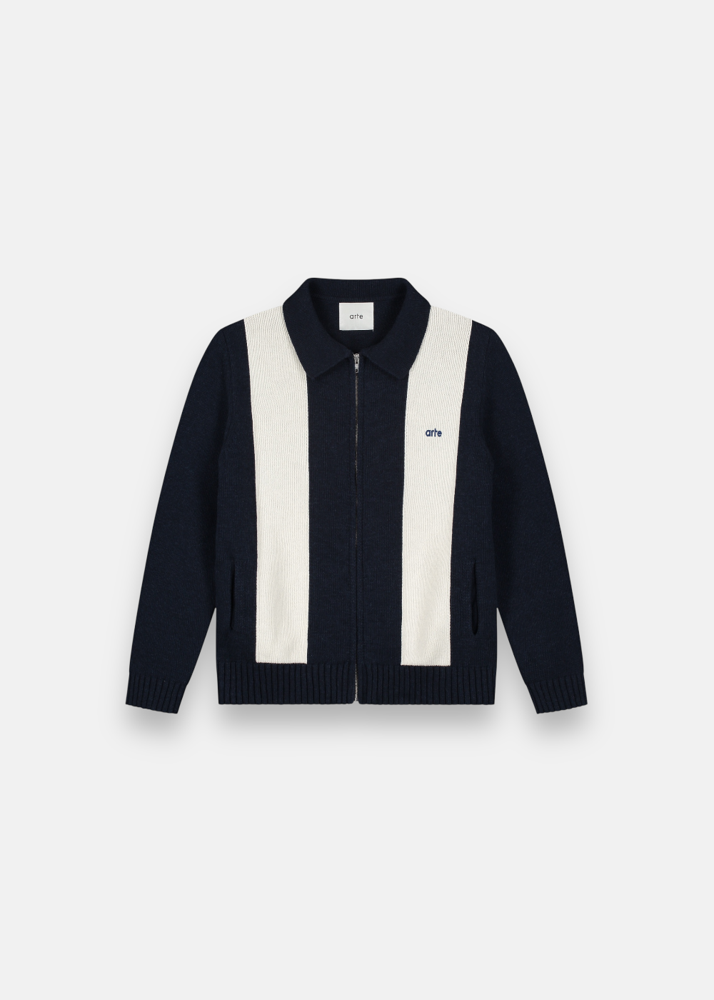cardigan boxy laine arte vue de face