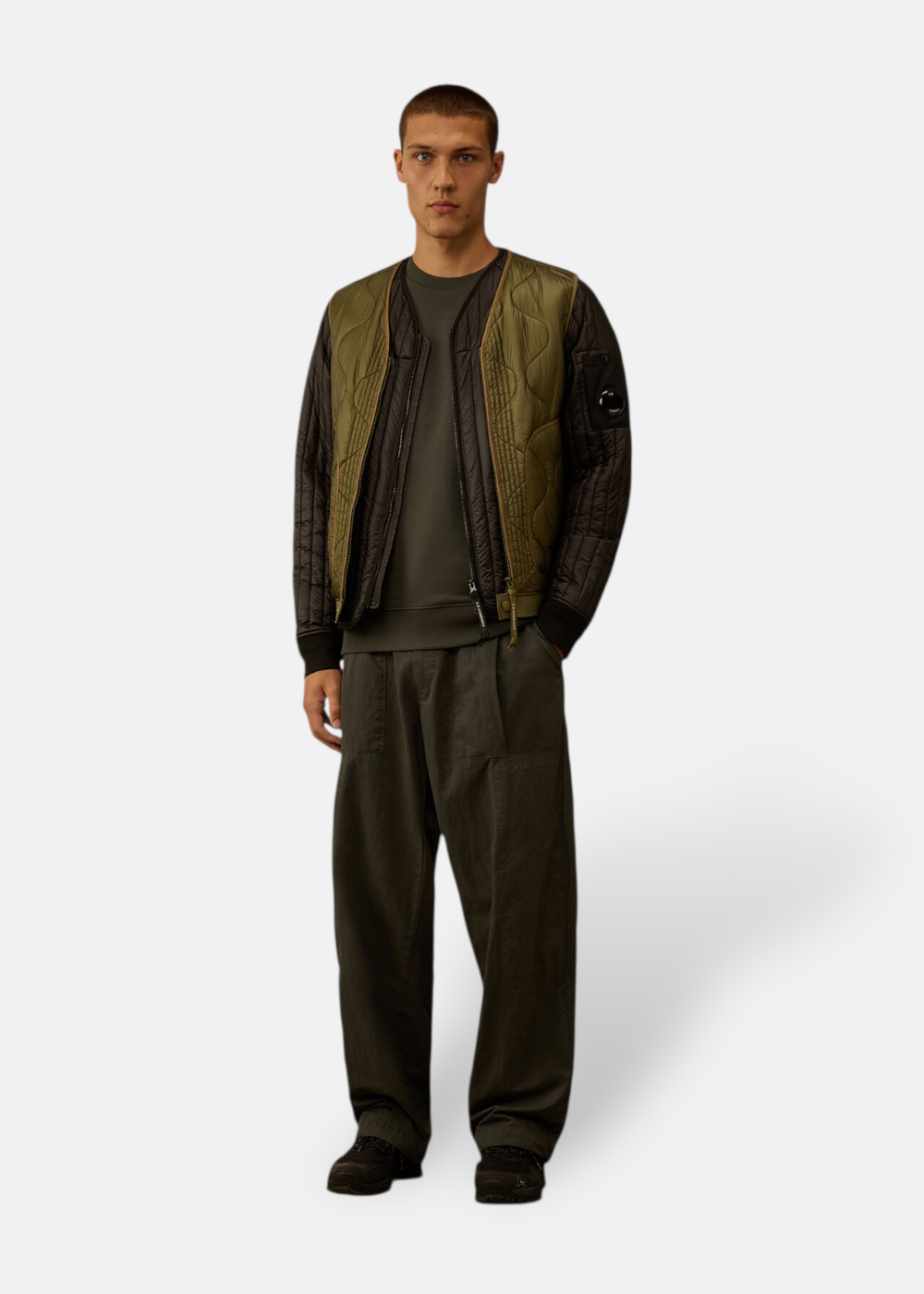 Sweat-shirt col rond - gris dark shadow