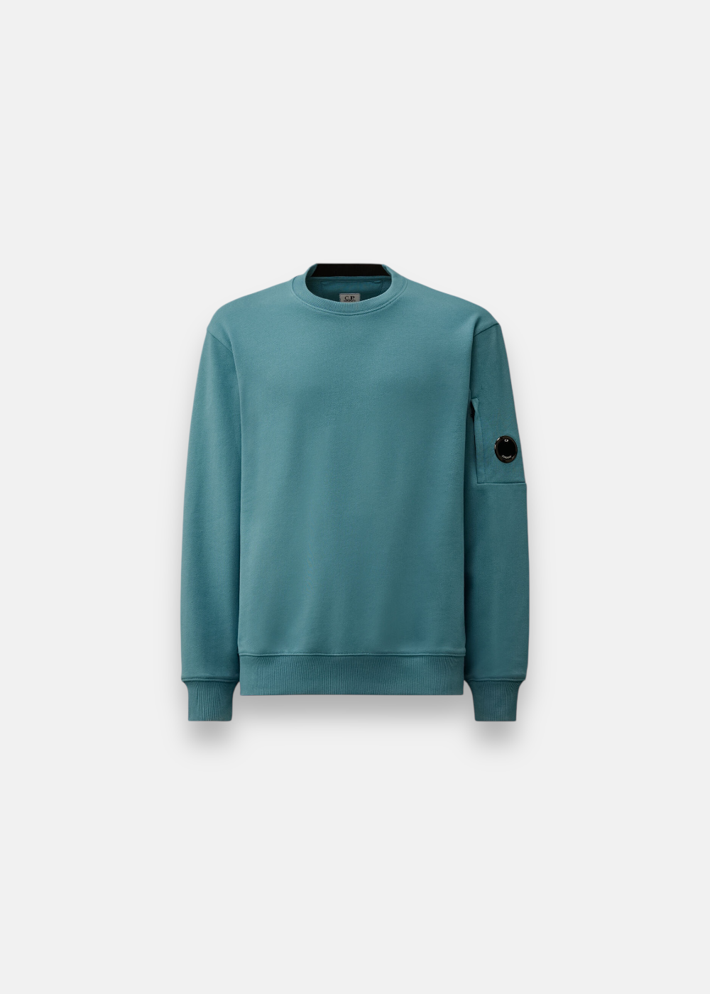 Sweat-shirt col rond - aegean blue