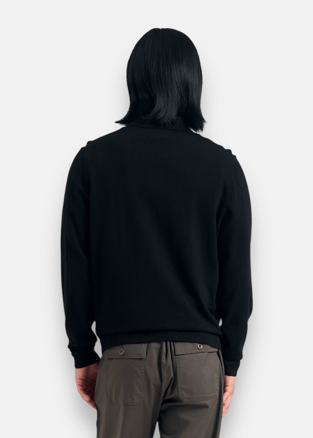 Polo Tech Merino - marine