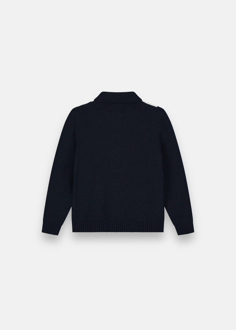 cardigan boxy laine arte vue de dos