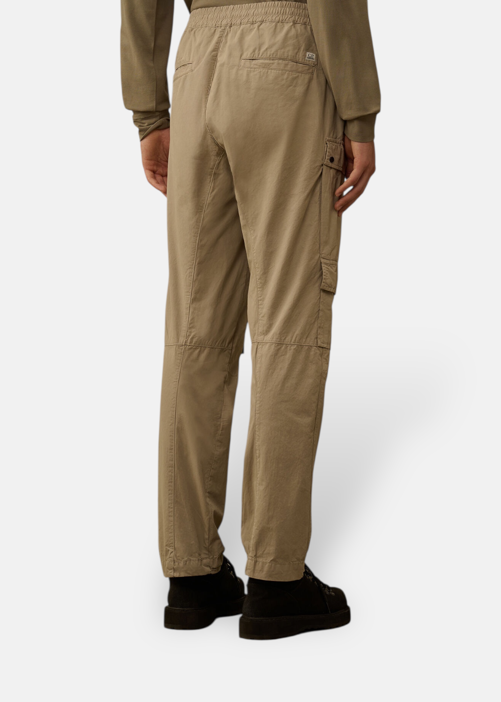 Pantalon cargo microreps - beige