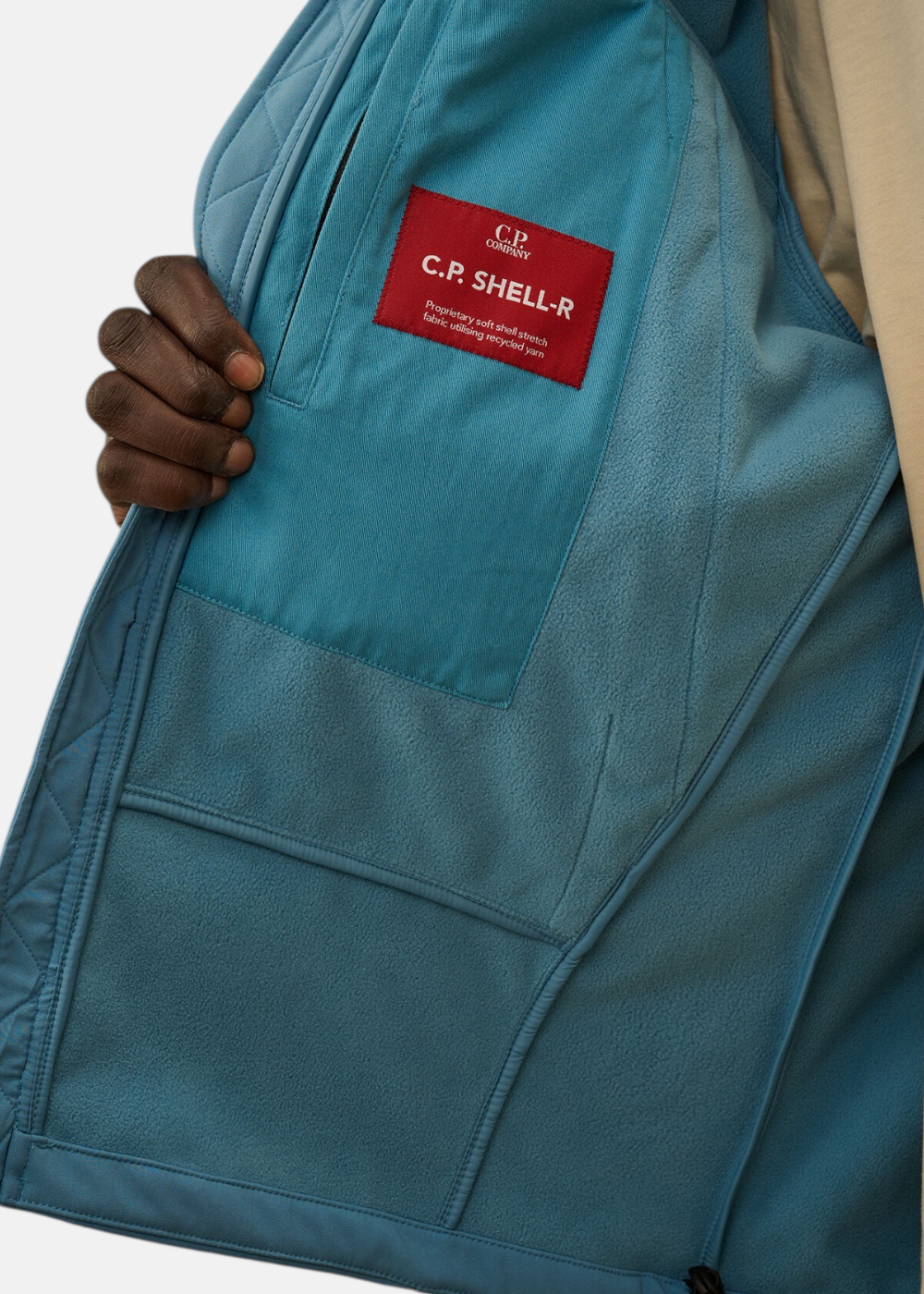 Veste Doublé Shell-R Goggle - bleu