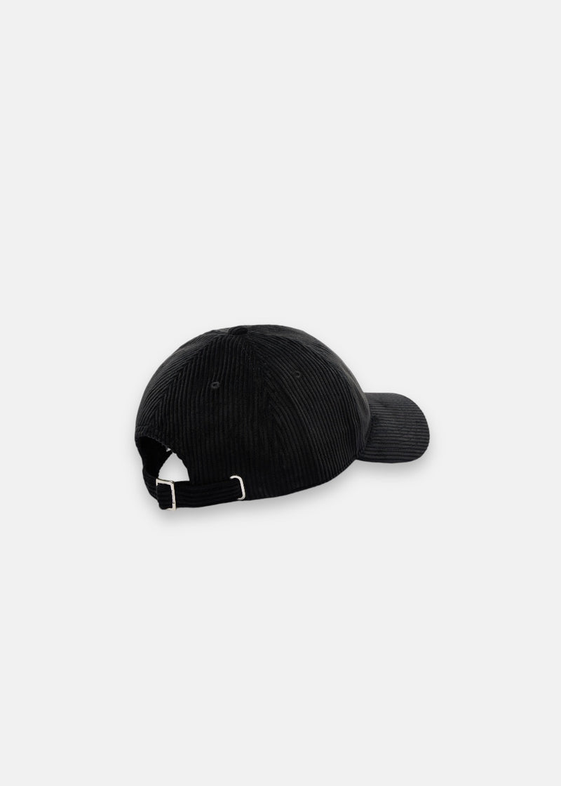 Casquette en Velours de Coton - Noir